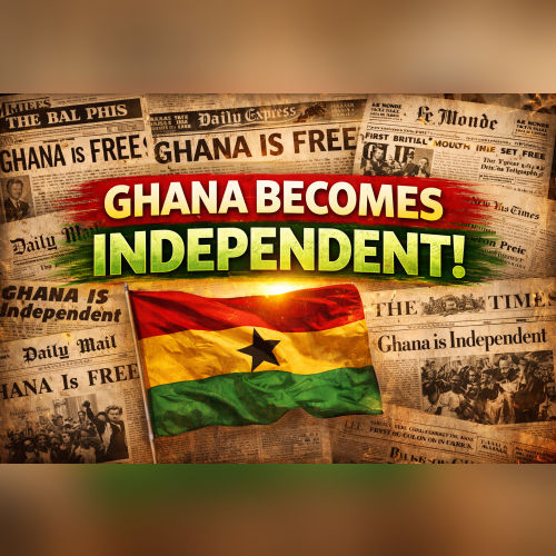 How the Press Announced Ghana to the World