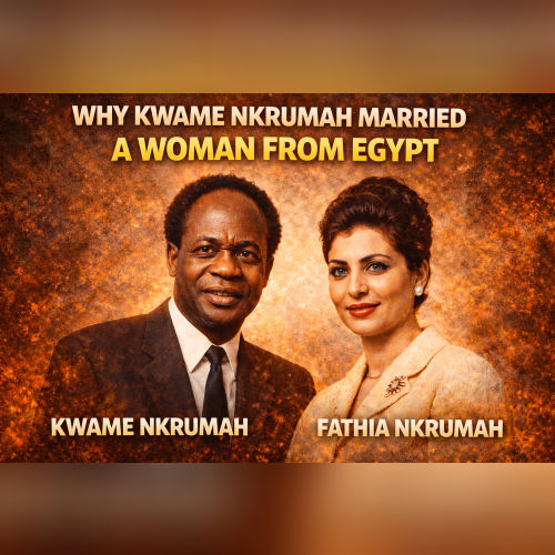 Why did Kwame Nkrumah marry a woman from Egypt?